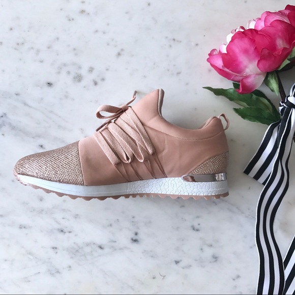 Sparkle Cross-Lace Sneakers - Picture 2 of 6